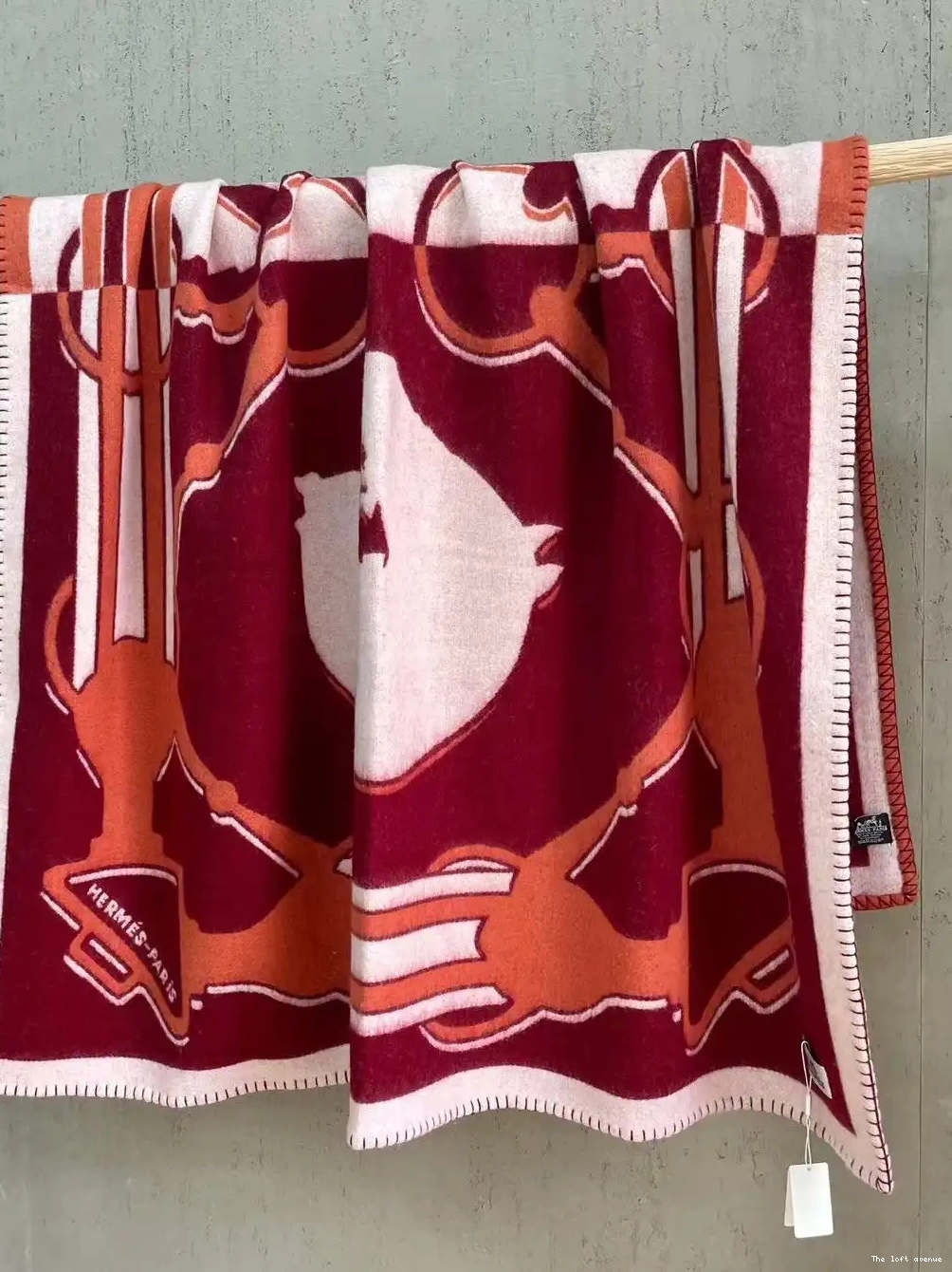 BLANKET HERMES WOOL THROW TATERSALE 0512